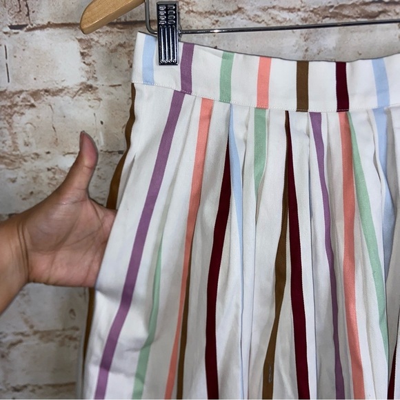ModCloth Aspiration Creation Striped Skirt New Size Medium - Picture 5 of 9
